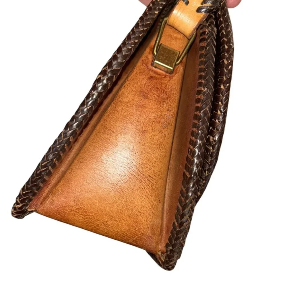 RJM Hand Tooled Leather bag hand tooled